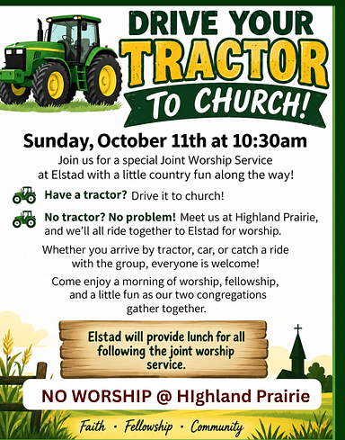 Drive your tractor